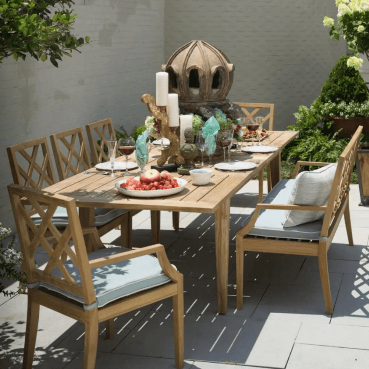 Delray Teak Dining Arm Chair - Our Boat House
