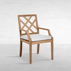 Delray Teak Dining Arm Chair - Our Boat House
