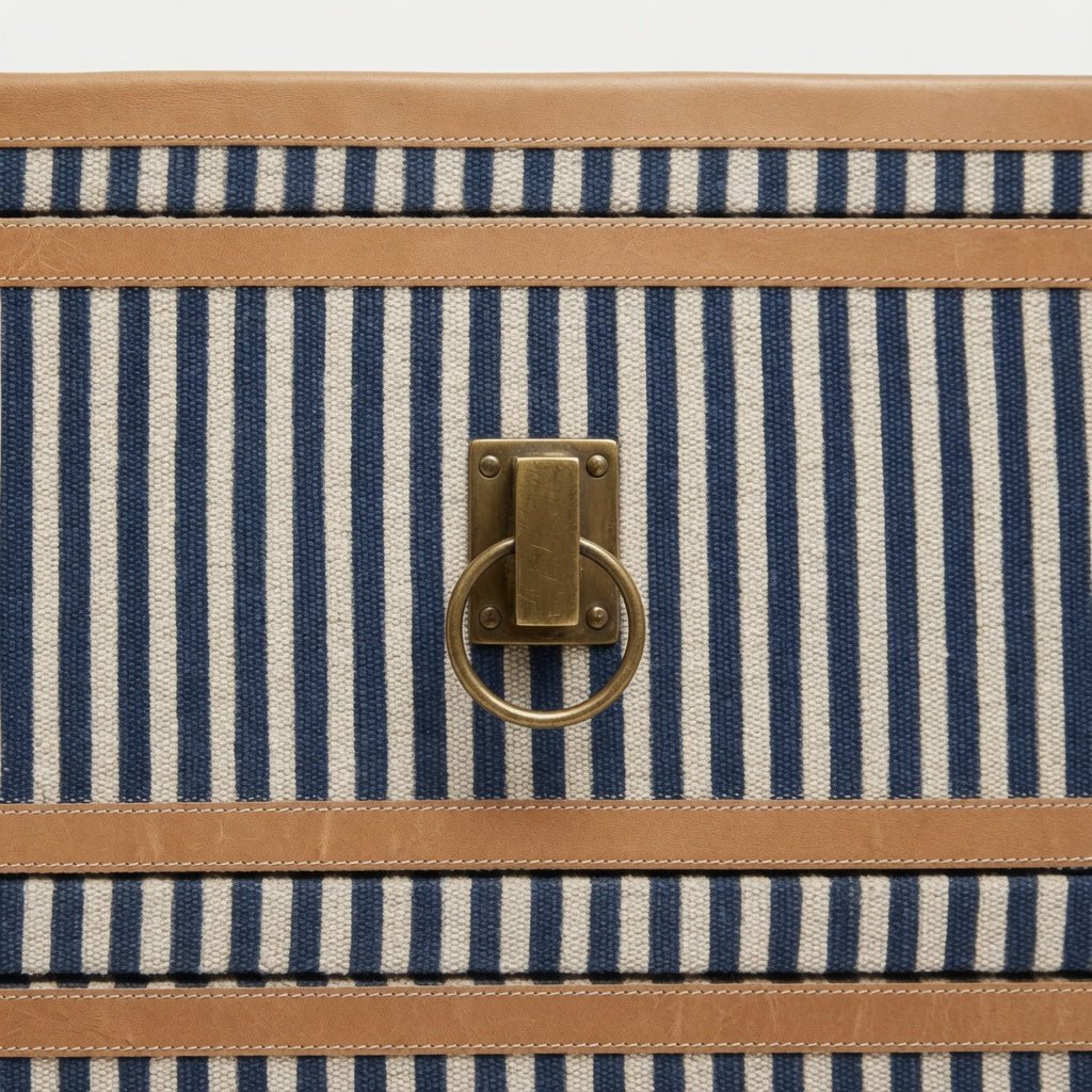 blue and white striped dresser Denby Canvas Gracemade Color:Victorian Lilac tops Zapakasa Women Ink Blue living rooms