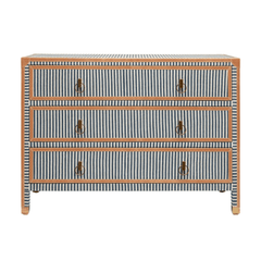 Denby Striped Canvas Dresser - Small - Our Boat House