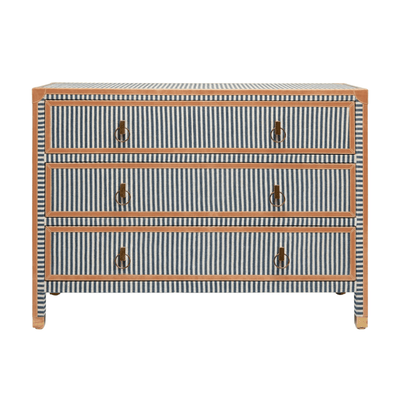 Denby Striped Canvas Dresser - Small - Our Boat House