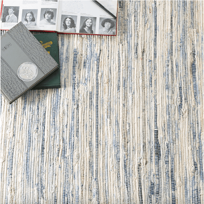 Denim Rag Handwoven Cotton Rug - Our Boat House
