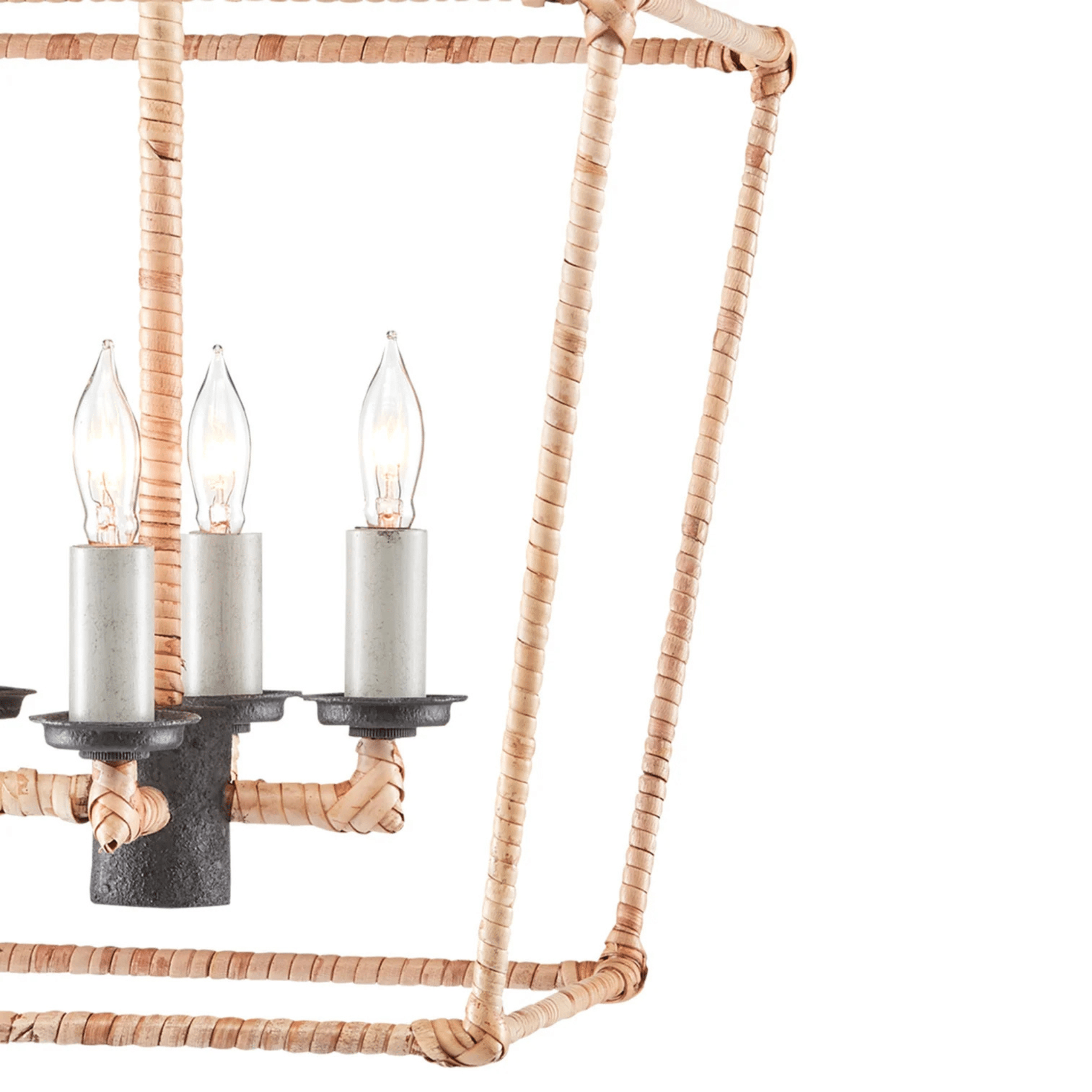 Denis Rattan Lantern - Multiple Sizes - coastal inspired home furnishing