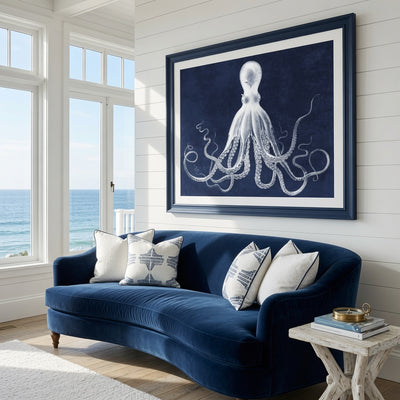 Lord Bodner in Blue Framed Artwork - Our Boat House