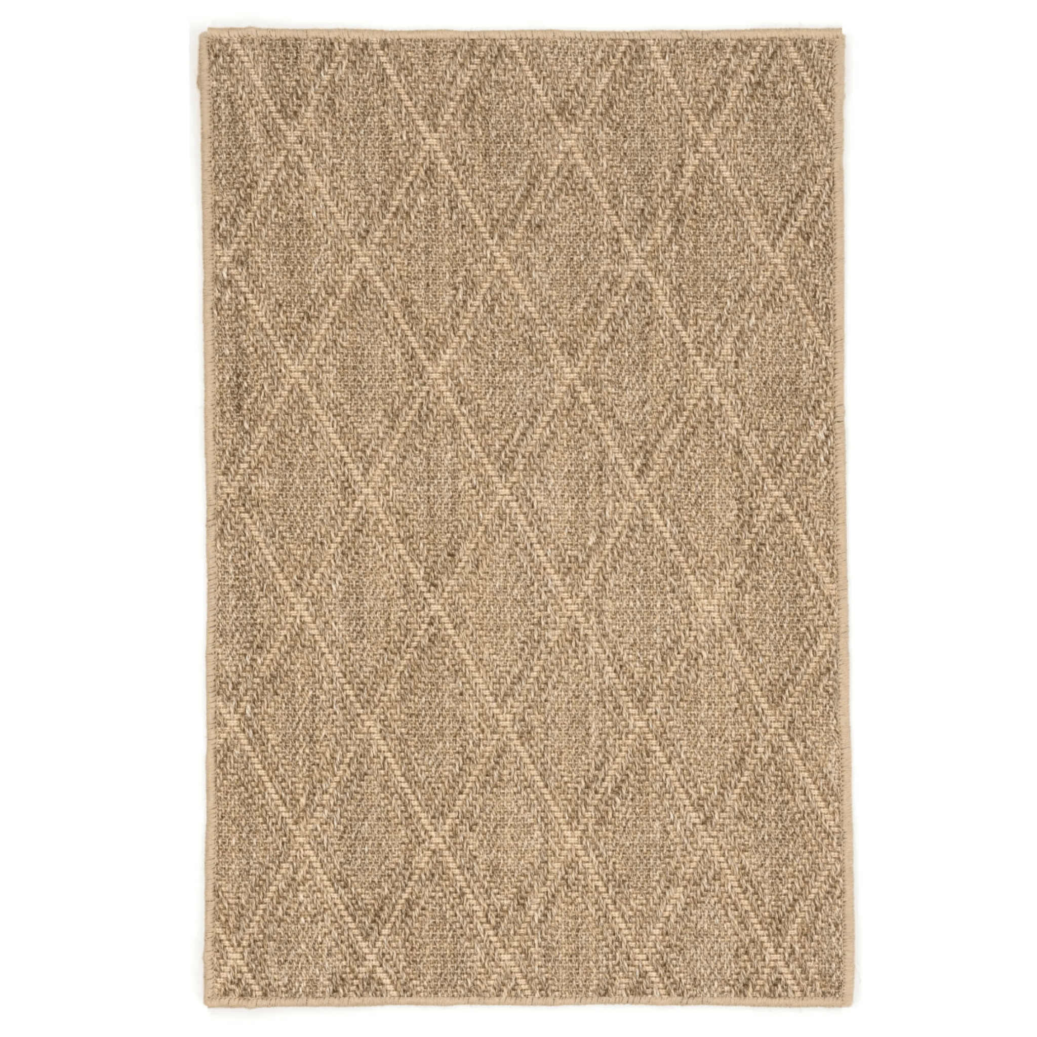 Diamond Woven Sisal Rug - Natural - Our Boat House