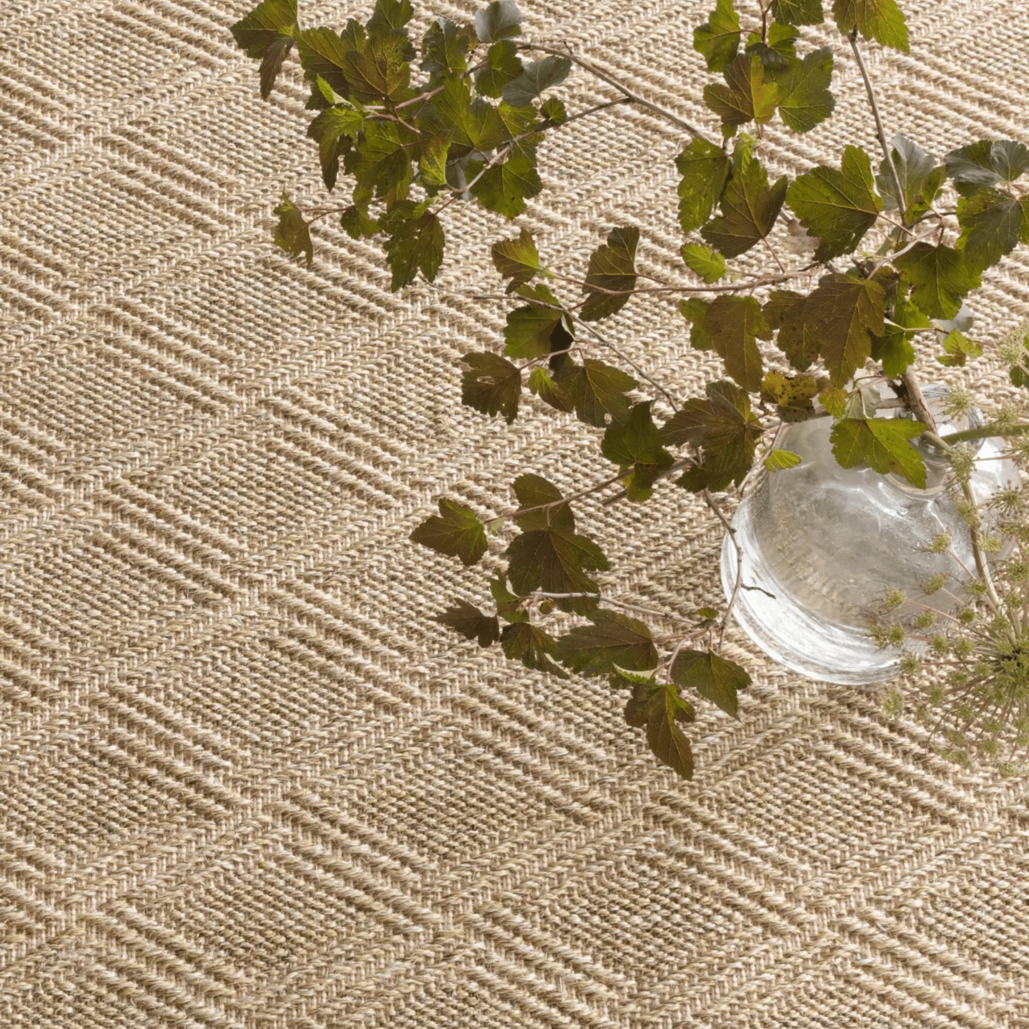 Diamond Woven Sisal Rug - Natural - coastal inspired home furnishing