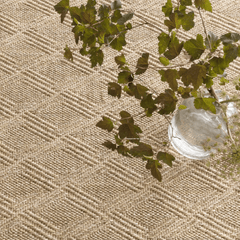 Diamond Woven Sisal Rug - Natural - coastal inspired home furnishing