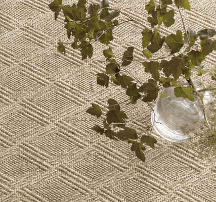 Diamond Woven Sisal Rug - Natural - Our Boat House