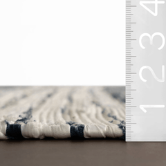 Diora Denim Bohemian Striped Rug - Our Boat House