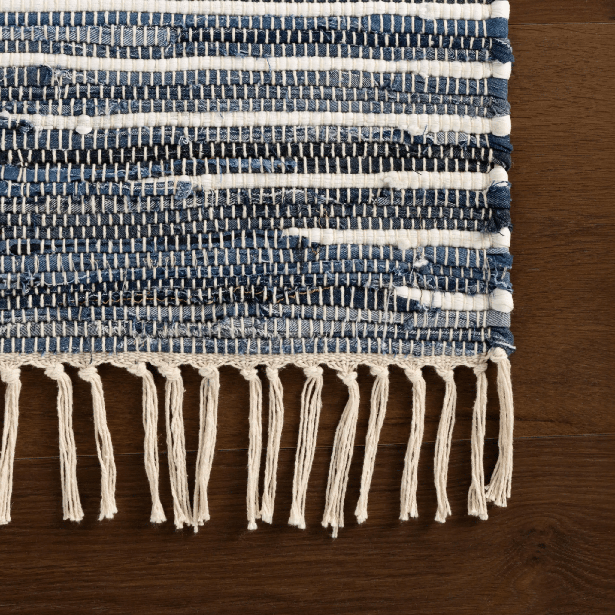Dira Denim Bohemian Diamond Rug - Our Boat House