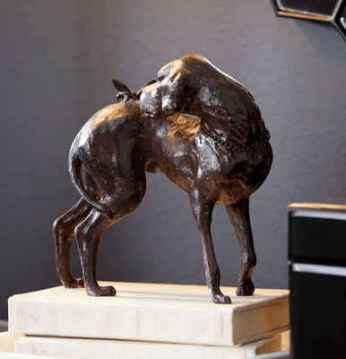 Dog & Butterfly Shelf Decor - Our Boat House