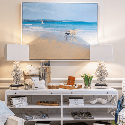 Dogs of Summer - Framed Giclee - Our Boat House