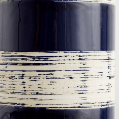 Donovan Blue & White Table Lamp - Our Boat House