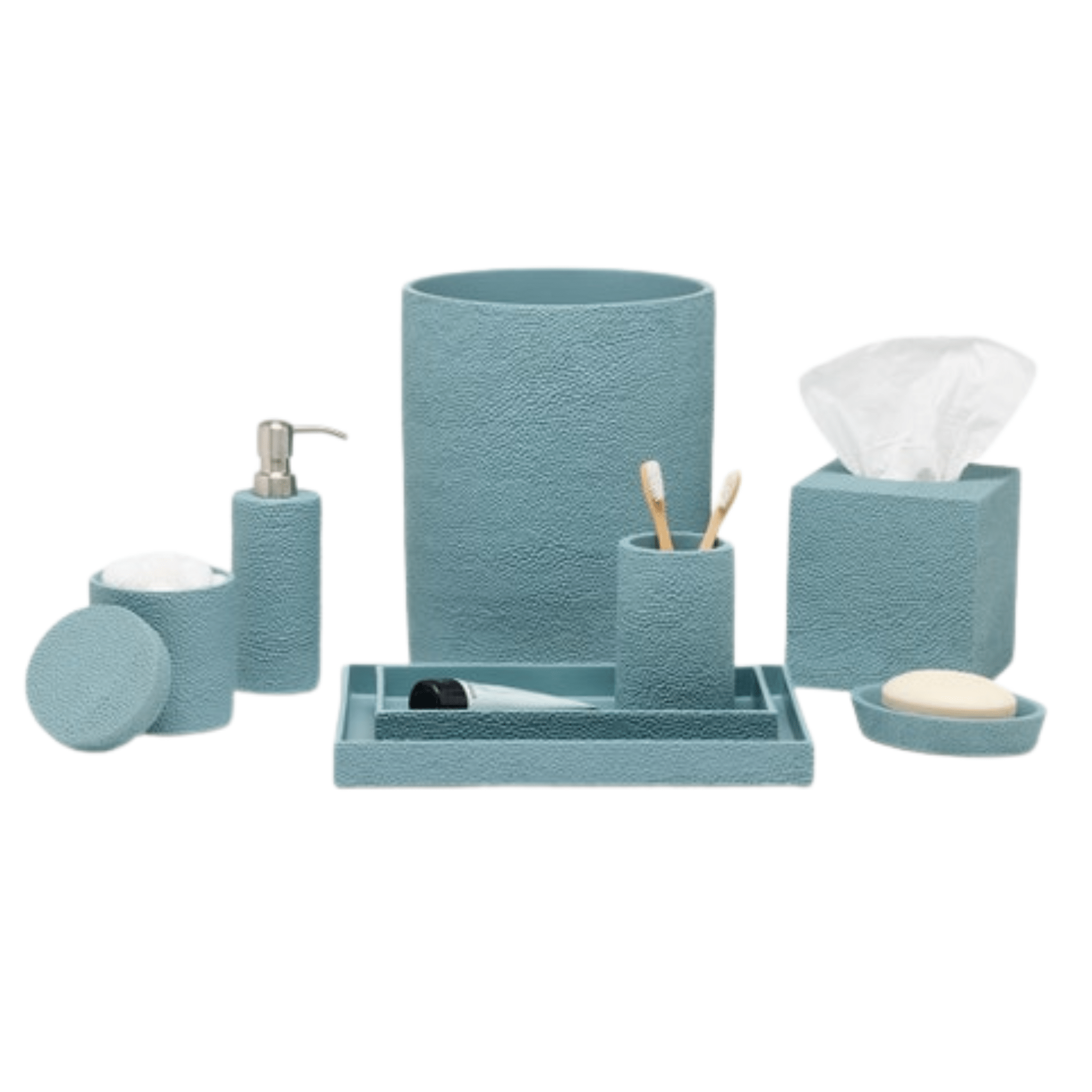 Dover Bath Accessories - Teal Blue - Our Boat House