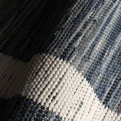 Dymera Denim Bohemian Bordered Rug - Our Boat House