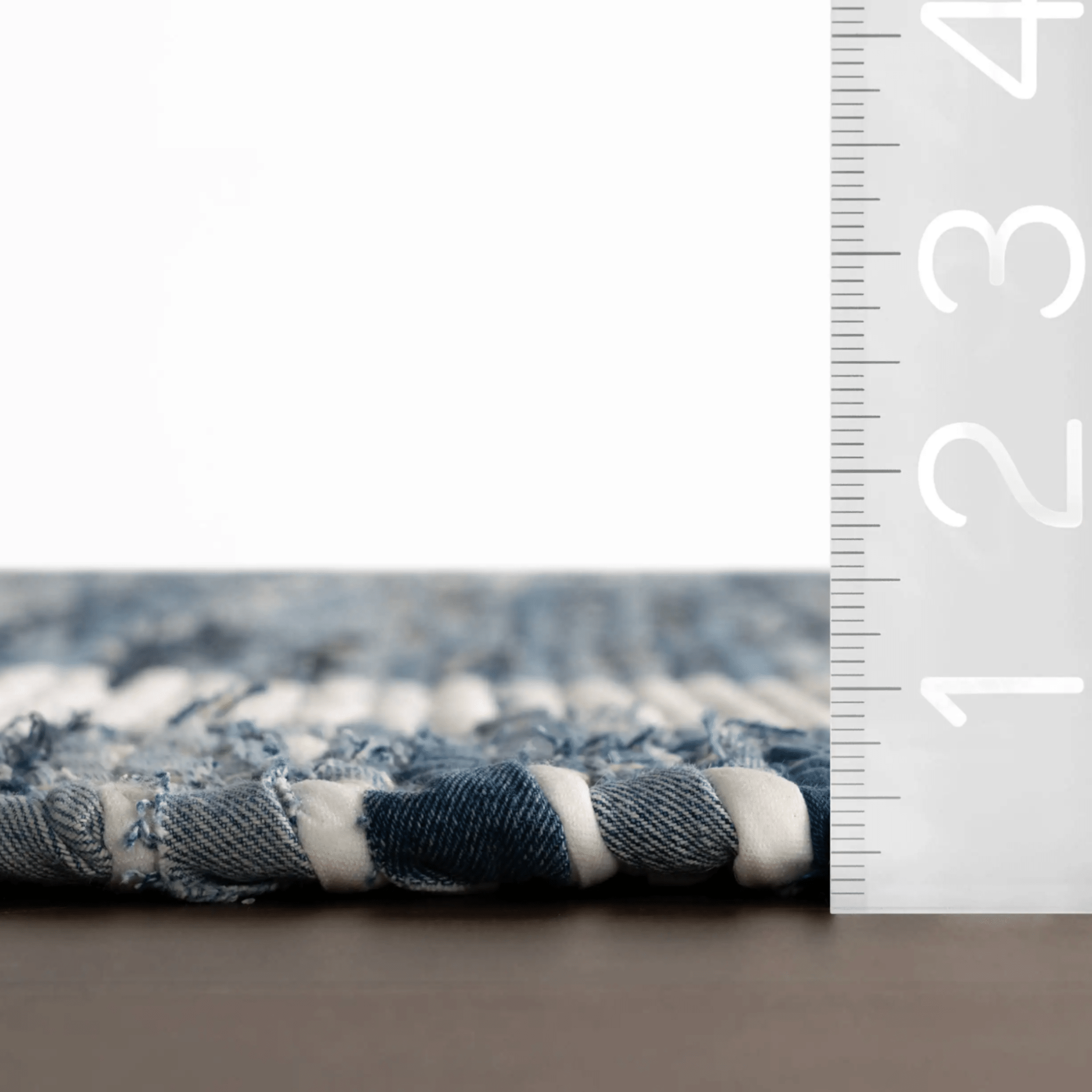 Dymera Denim Bohemian Bordered Rug - Our Boat House