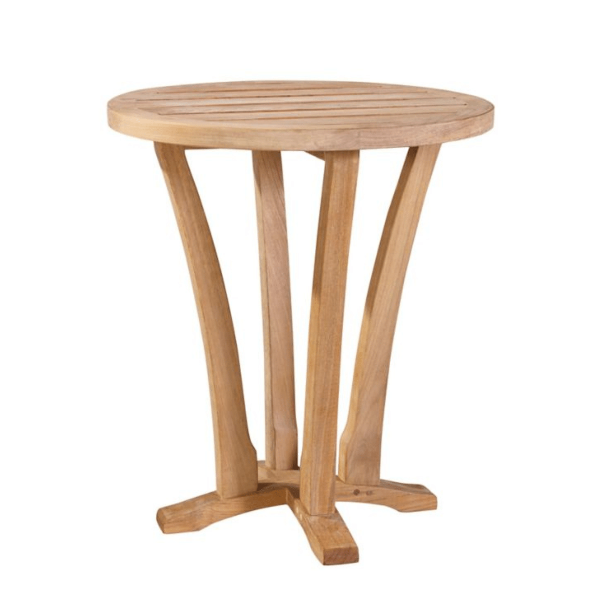 Eastern Shores Round Teak Side Table - Our Boat House