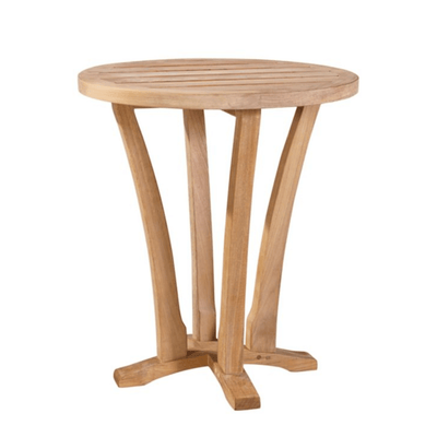 Eastern Shores Round Teak Side Table - Our Boat House