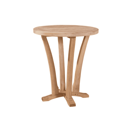 Eastern Shores Round Teak Side Table - Our Boat House