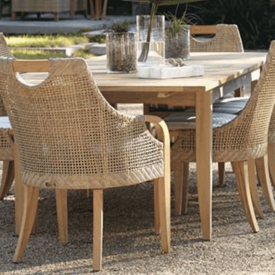 Eastern Shores Teak Outdoor Dining Extension Table - Our Boat House