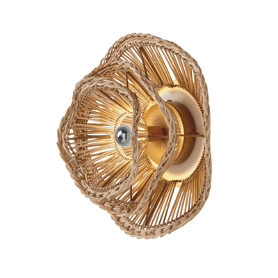 Elba Rattan Sconce - Two Finishes - Our Boat House