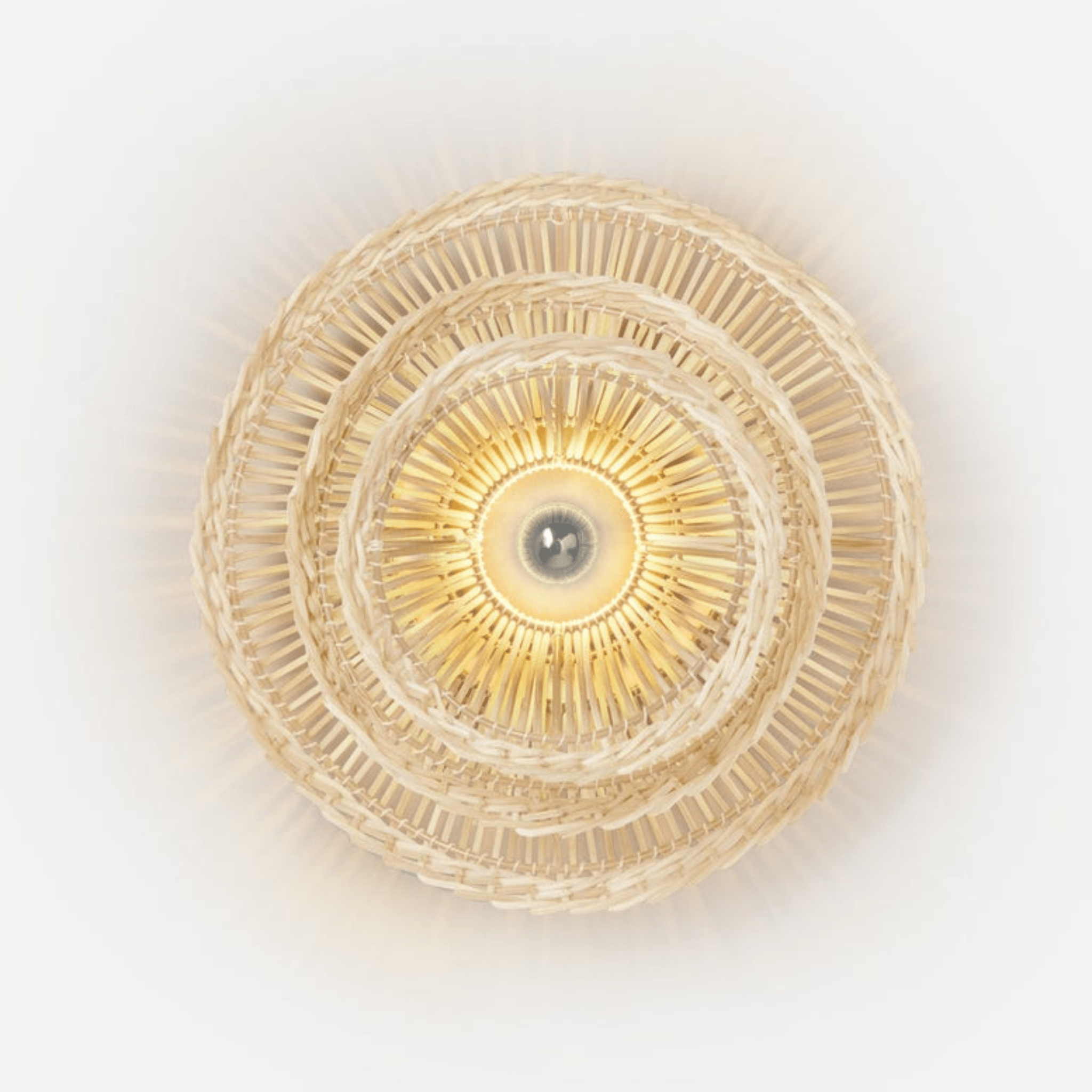 Elba Rattan Sconce - Two Finishes - Our Boat House