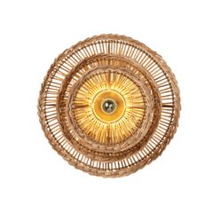 Elba Rattan Sconce - Two Finishes - Our Boat House
