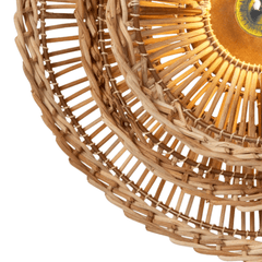 Elba Rattan Sconce - Two Finishes - Our Boat House