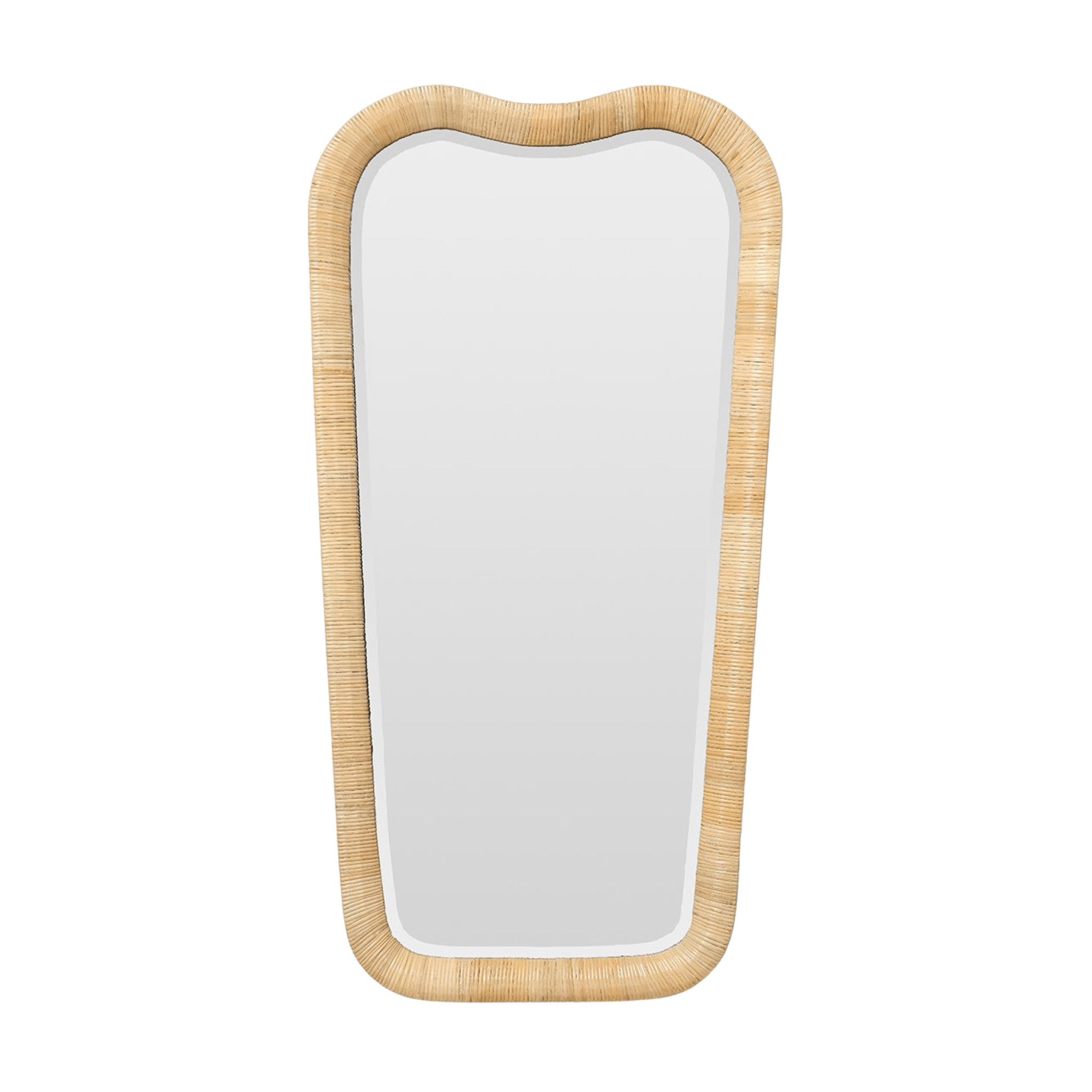 Elena Natural Rattan Mirror - Two Sizes - Our Boat House