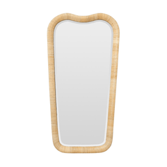 Elena Natural Rattan Mirror - Two Sizes - Our Boat House