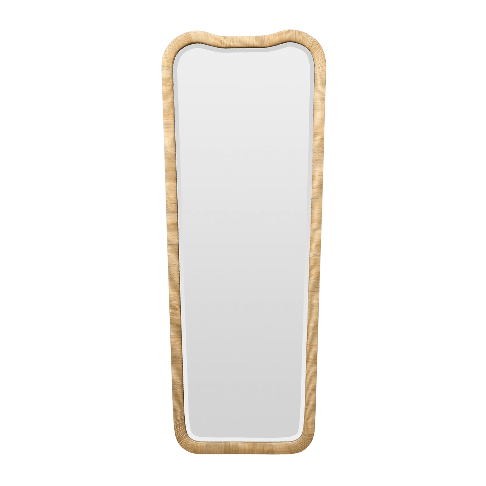 Elena Natural Rattan Mirror - Two Sizes - Our Boat House