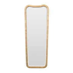 Elena Natural Rattan Mirror - Two Sizes - Our Boat House