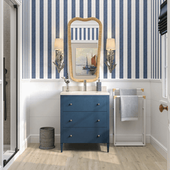 Elena Natural Rattan Mirror - Two Sizes - Our Boat House