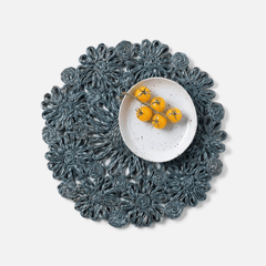 Eliana Dark Teal Placemat Set - Our Boat House