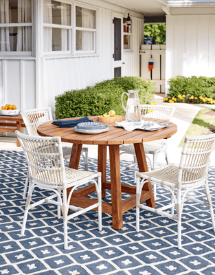 Elizabeth Navy - Indoor/Outdoor Rug - Our Boat House