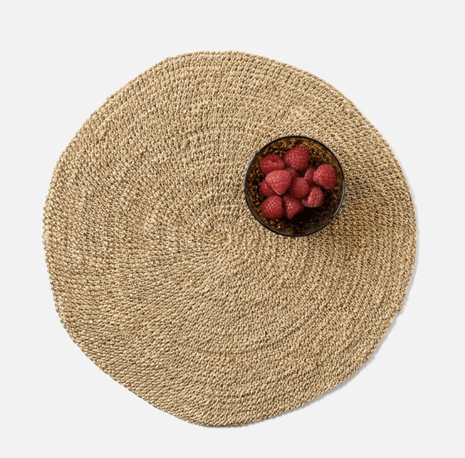 Emmy Gold Placemat - coastal inspired home furnishing