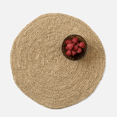 Emmy Gold Placemat - coastal inspired home furnishing