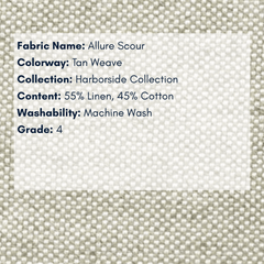 Fabric Swatch: Allure Scour - Harborside Collection - coastal inspired home furnishing
