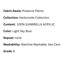 Fabric Swatch: Preserve Patina - Harborside Collection - Our Boat House