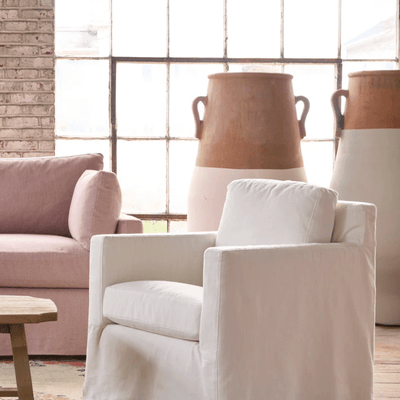 Fiji Slipcovered Slipcovered Petite Chair - Our Boat House