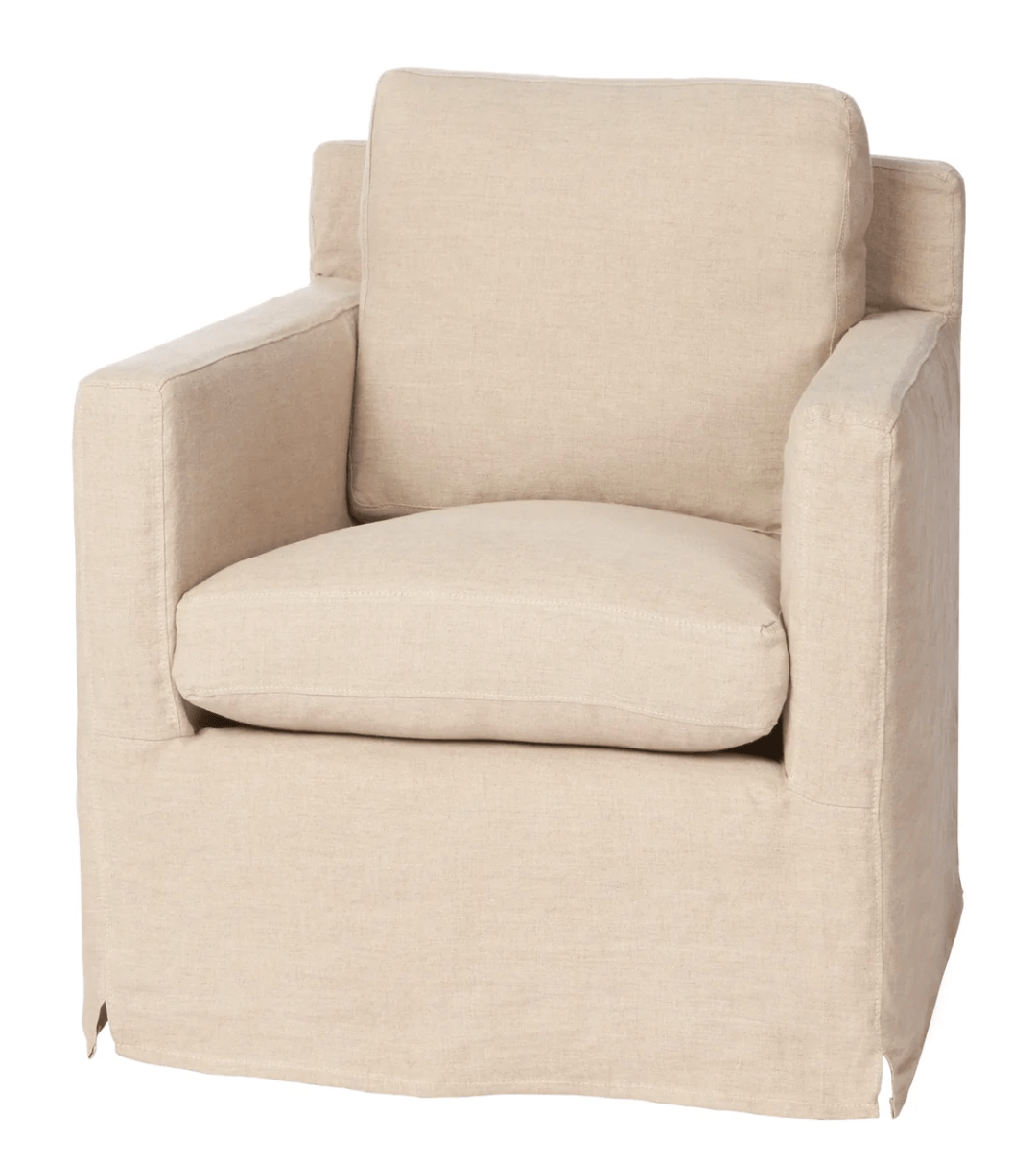 Fiji Slipcovered Slipcovered Petite Chair - Our Boat House