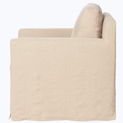 Fiji Slipcovered Slipcovered Petite Chair - Our Boat House