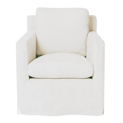 Fiji Slipcovered Slipcovered Petite Chair - Our Boat House