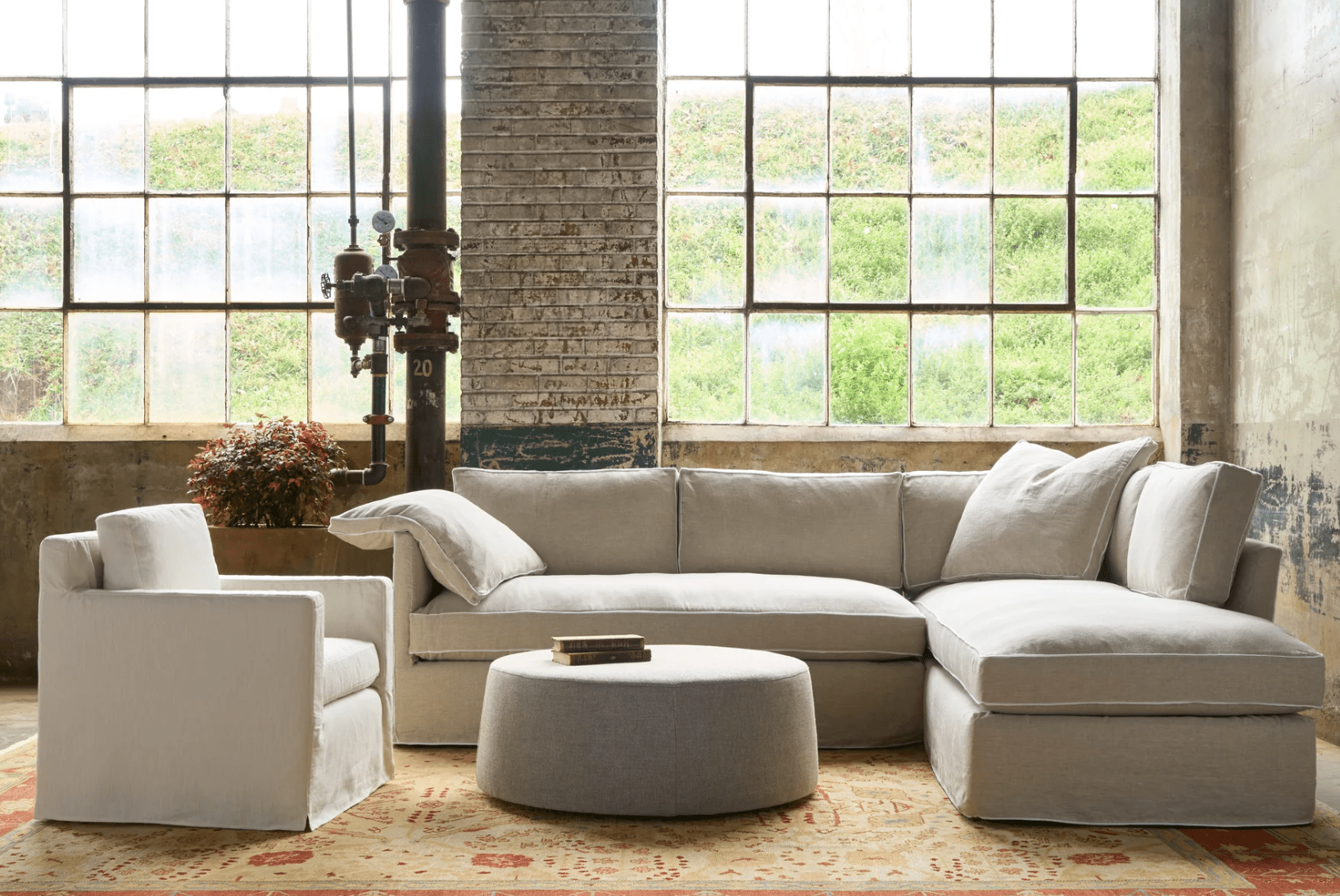 Fiji Slipcovered Slipcovered Petite Chair - Our Boat House