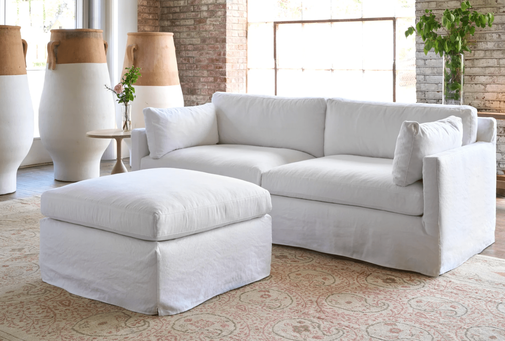 Fiji Slipcovered Sofa - Our Boat House