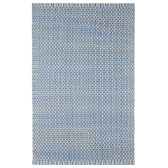 Finn Handwoven Indoor/Outdoor Rug - Denim - Our Boat House