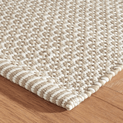 Finn Handwoven Indoor/Outdoor Rug - Khaki - Our Boat House