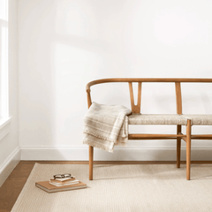 Finn Handwoven Indoor/Outdoor Rug - Khaki - Our Boat House