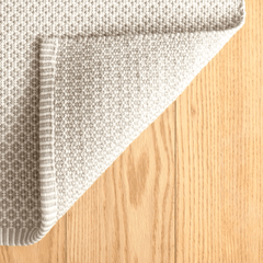 Finn Handwoven Indoor/Outdoor Rug - Platinum - Our Boat House