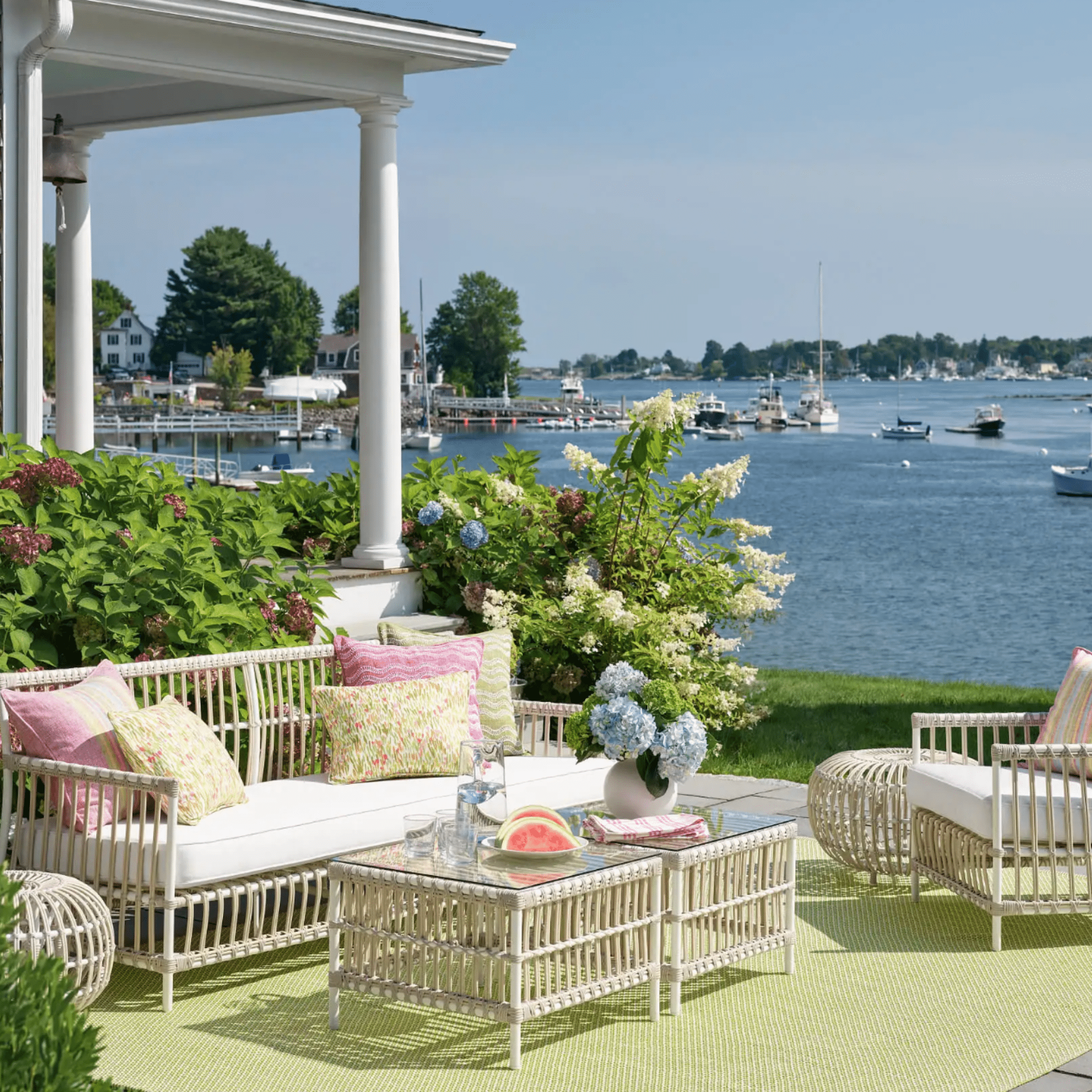 Finn Handwoven Indoor/Outdoor Rug - Sprout - Our Boat House